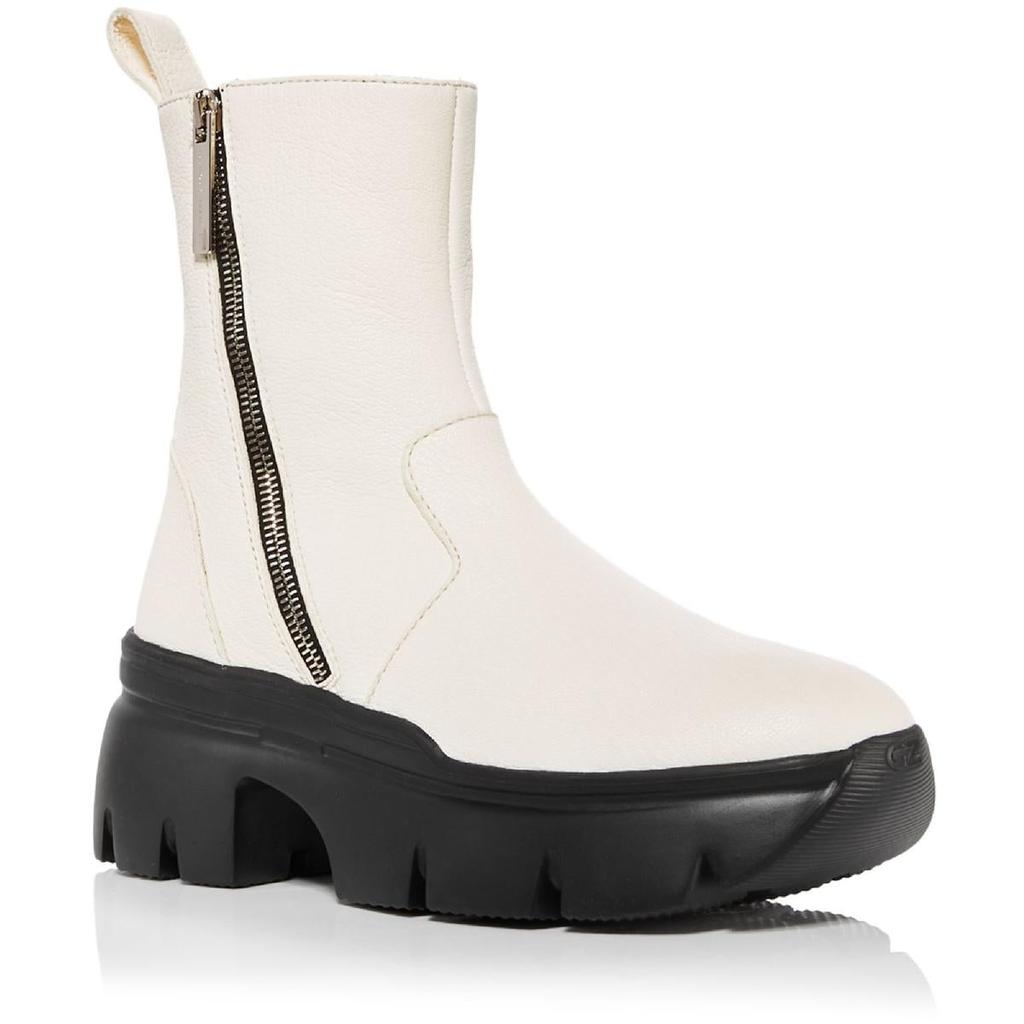 Giuseppe Zanotti Womens Saky Leather Laceless Chelsea Boots商品第1张图片规格展示