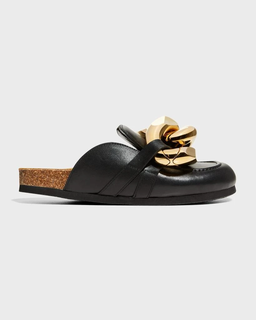 商品JW Anderson|Chunky Napa Chain Slide Mules,价格¥4070,第1张图片