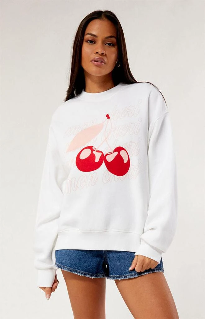 商品PacSun|Mon Cheri Crew Neck Sweatshirt,价格¥275,第1张图片