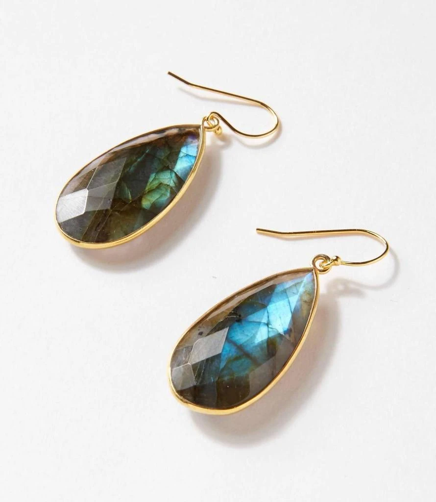 商品Felix Z|Felix Z - Large Natural Gemstone Earrings,价格¥487,第2张图片详细描述