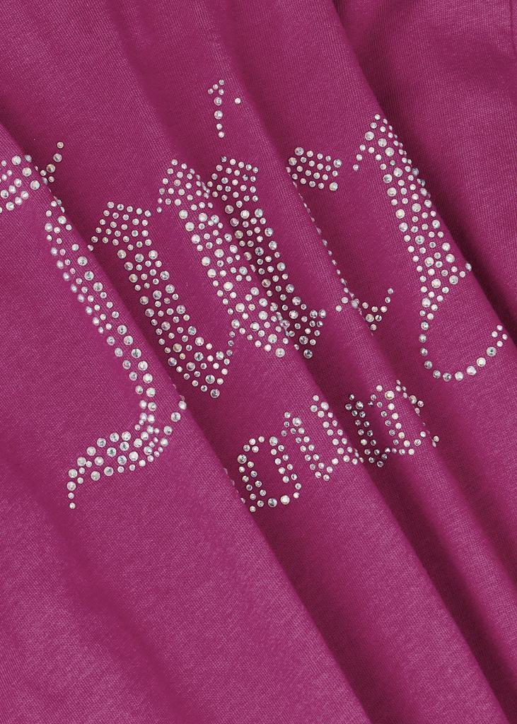 商品Juicy Couture|KIDS Pink embellished cotton T-shirt (9-16 years),价格¥248,第4张图片详细描述