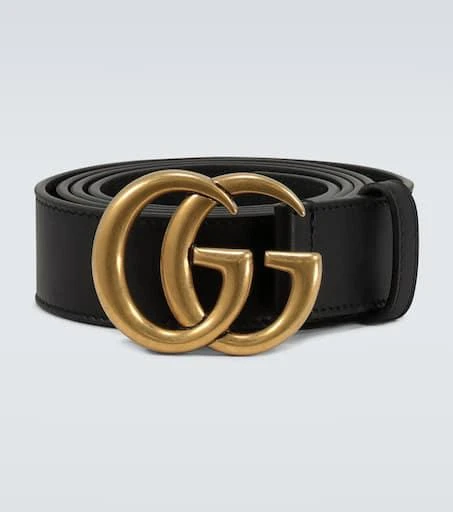 商品Gucci|GG logo真皮腰带,价格¥4091,第1张图片