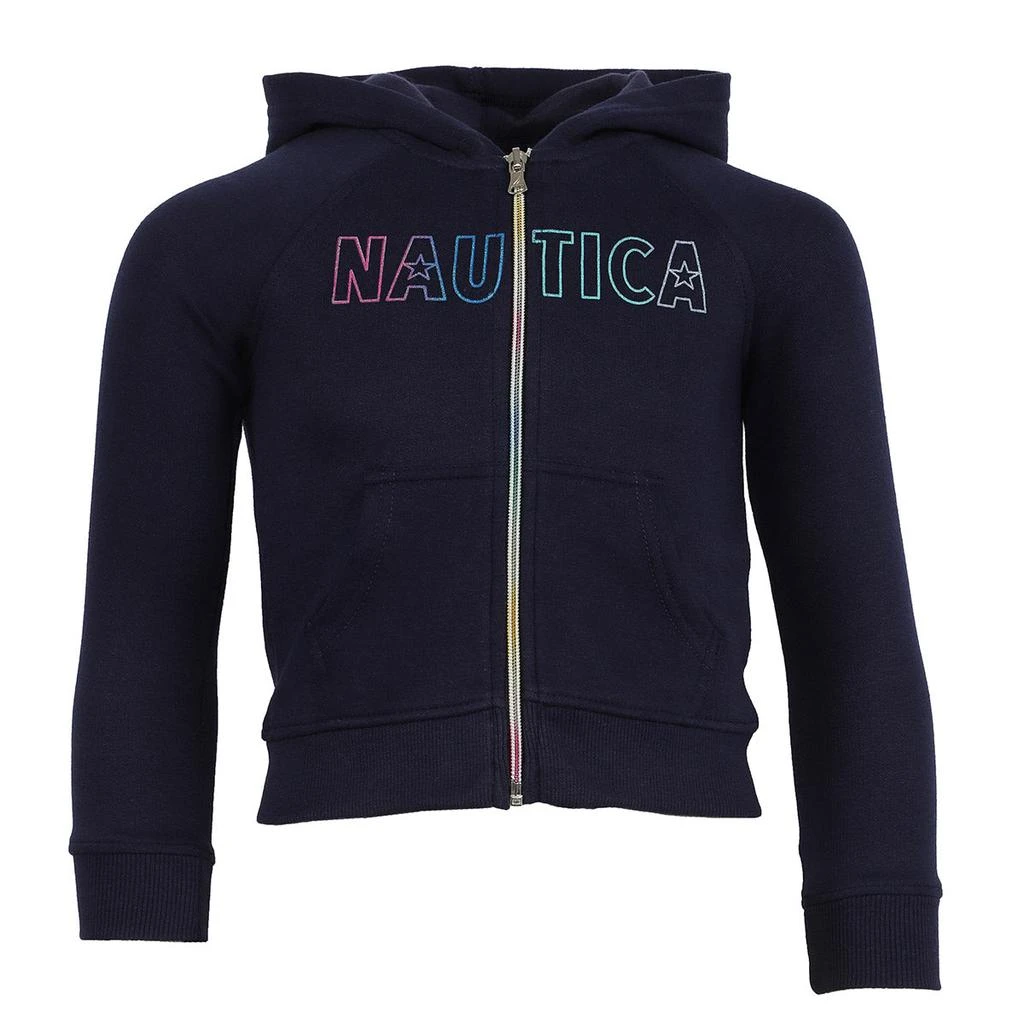 商品Nautica|Nautica Girl's Ombre Zip Up Hoodie,价格¥152,第2张图片详细描述