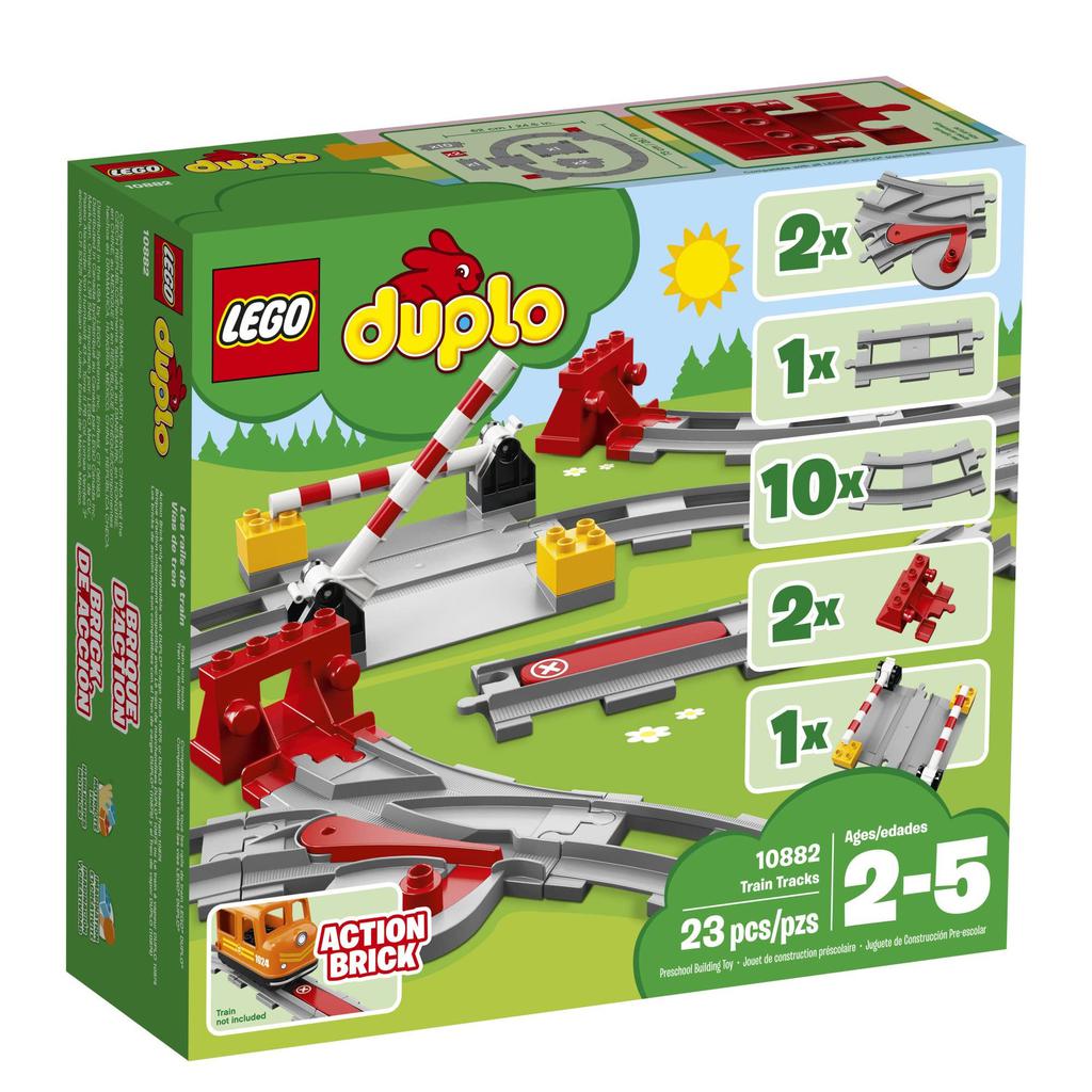 LEGO DUPLO Train Tracks 10882 Building Blocks (23 Pieces)商品第2张图片规格展示