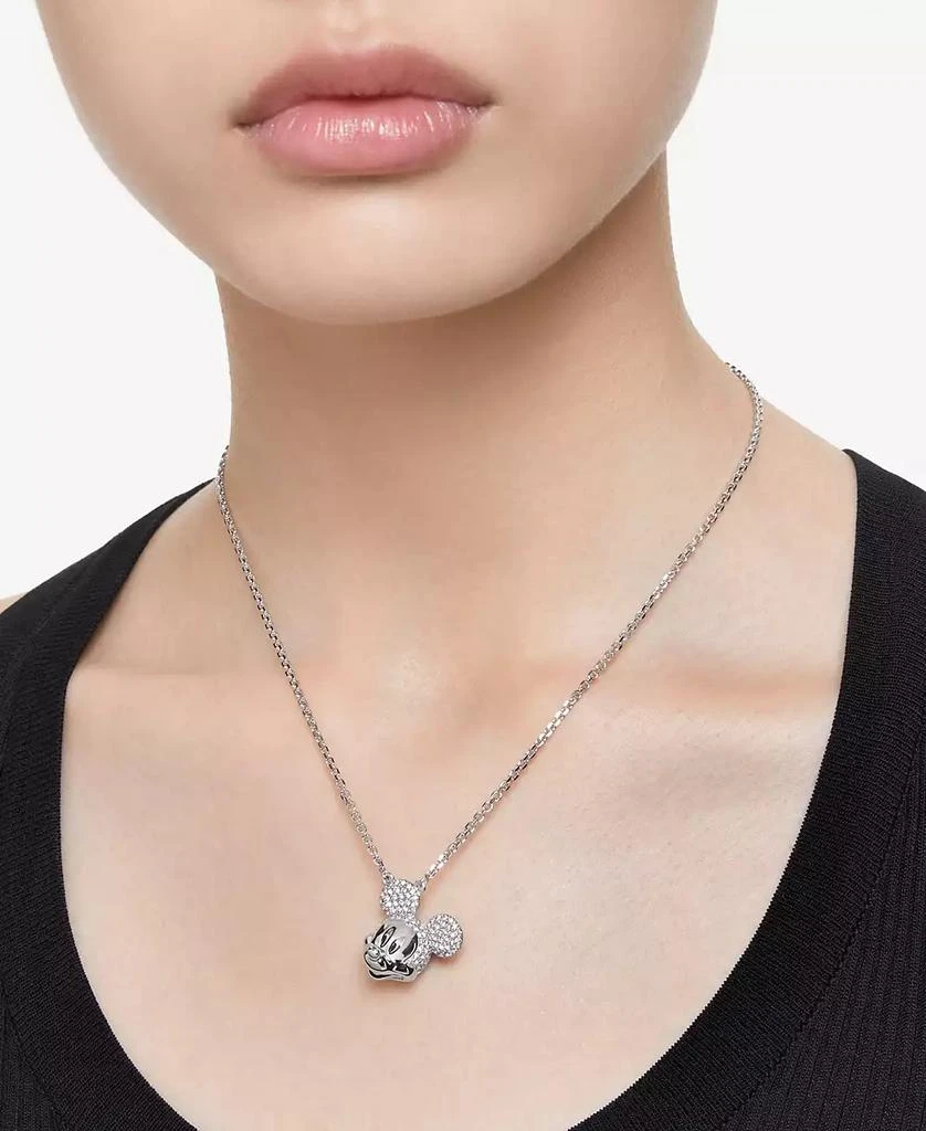 商品Swarovski|Disney Mickey Mouse Silver-Tone Crystal Pendant Necklace, 19-1/4",价格¥781,第5张图片详细描述