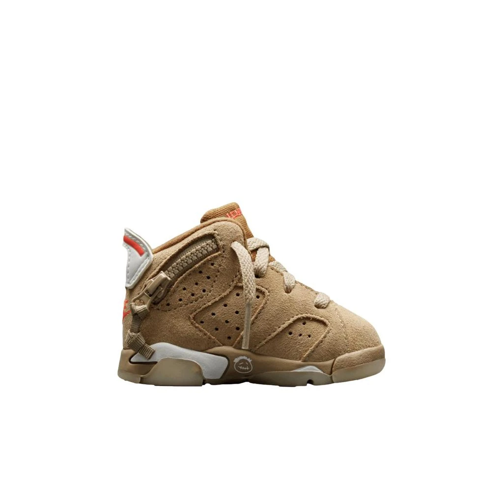 商品NIKE|Jordan 6 Retro SP British Khaki / Bright Crimson  DH0692-200 Toddler,价格¥624,第2张图片详细描述