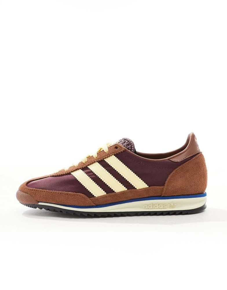 商品Adidas|adidas Originals SL 72 OG trainers in brown and yellow,价格¥794,第2张图片详细描述