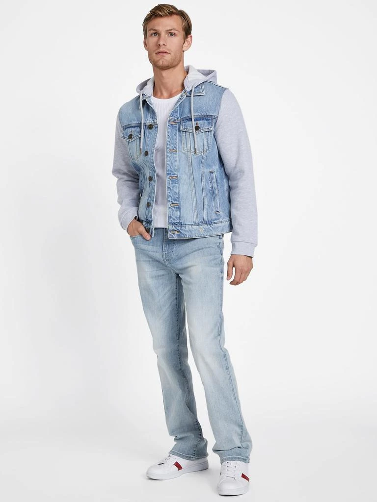 商品Guess Factory|Reese Denim Hooded Jacket,价格¥443,第3张图片详细描述