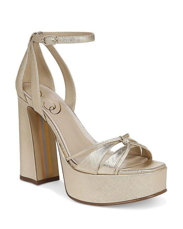 商品Sam Edelman|Women's Kamille Strappy Platform High Heel Sandals,价格¥718,第1张图片