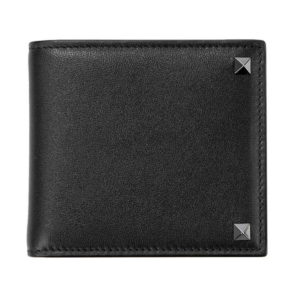 商品Valentino|VALENTINO 黑色男士零钱包 1Y2P0654-VH3-0NO,价格¥1867,第1张图片