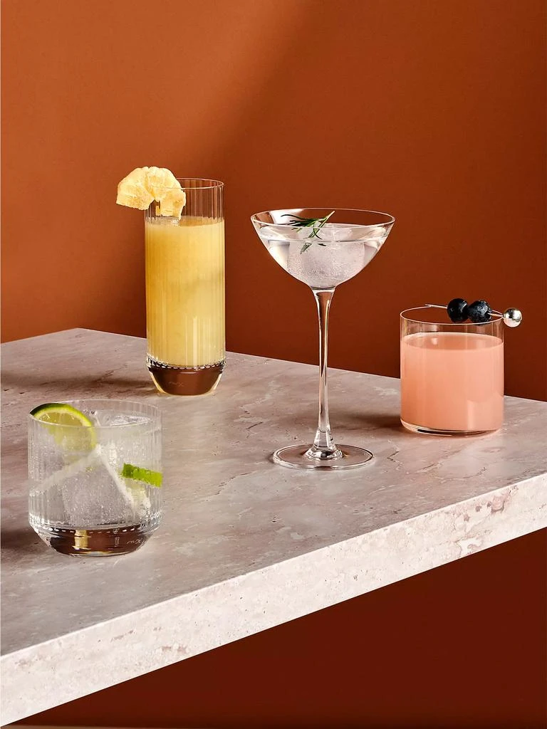商品Nude Glass|Hepburn Set Of 2 Coupe Glasses,价格¥450,第3张图片详细描述