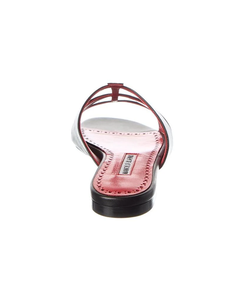 商品Manolo Blahnik|Manolo Blahnik Nooramu Leather Sandal,价格¥3569,第3张图片详细描述