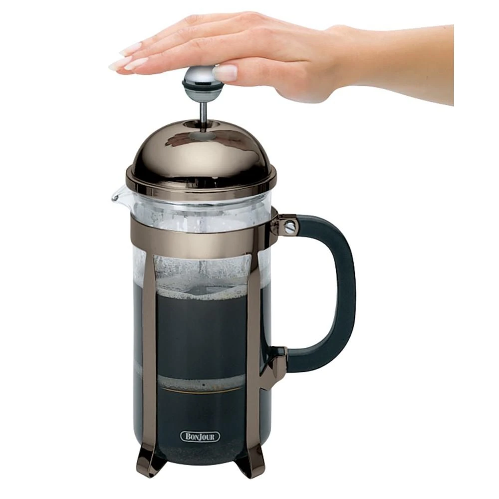 商品Bonjour|Stainless Steel & Glass 33.8-Oz. French Press,价格¥434,第3张图片详细描述