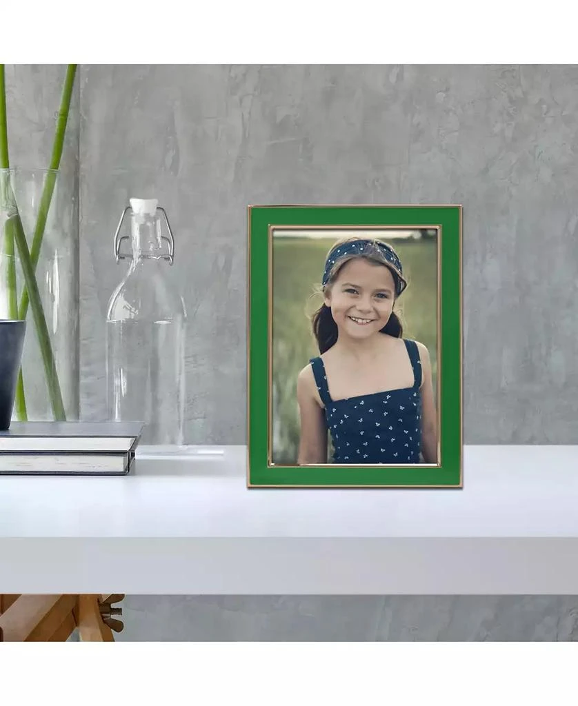 商品Lawrence Frames|Metal and Enamel Picture Frame, 5" x 7",价格¥175,第4张图片详细描述