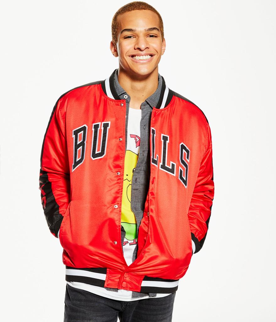 Aeropostale Men's Chicago Bulls Bomber Jacket商品第1张图片规格展示