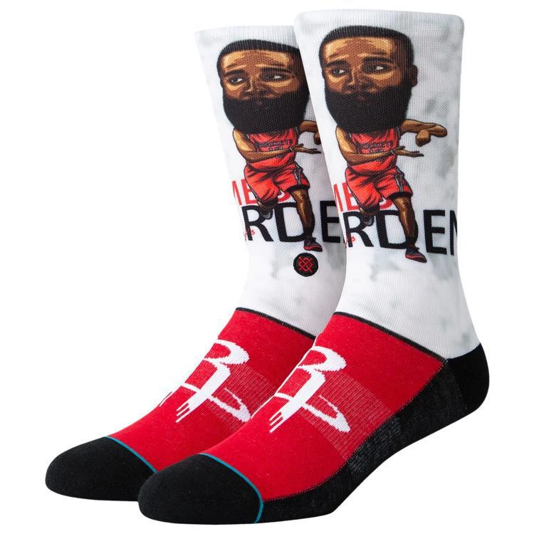 商品Stance|Stance NBA Big Head Player Socks - Men's NBA联名袜,价格¥67-¥133,第1张图片详细描述