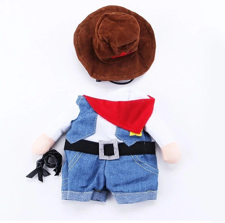 商品Pet Life|'Rodeo Bones' Cowboy Pet Dog Costume Uniform,价格¥278,第4张图片详细描述