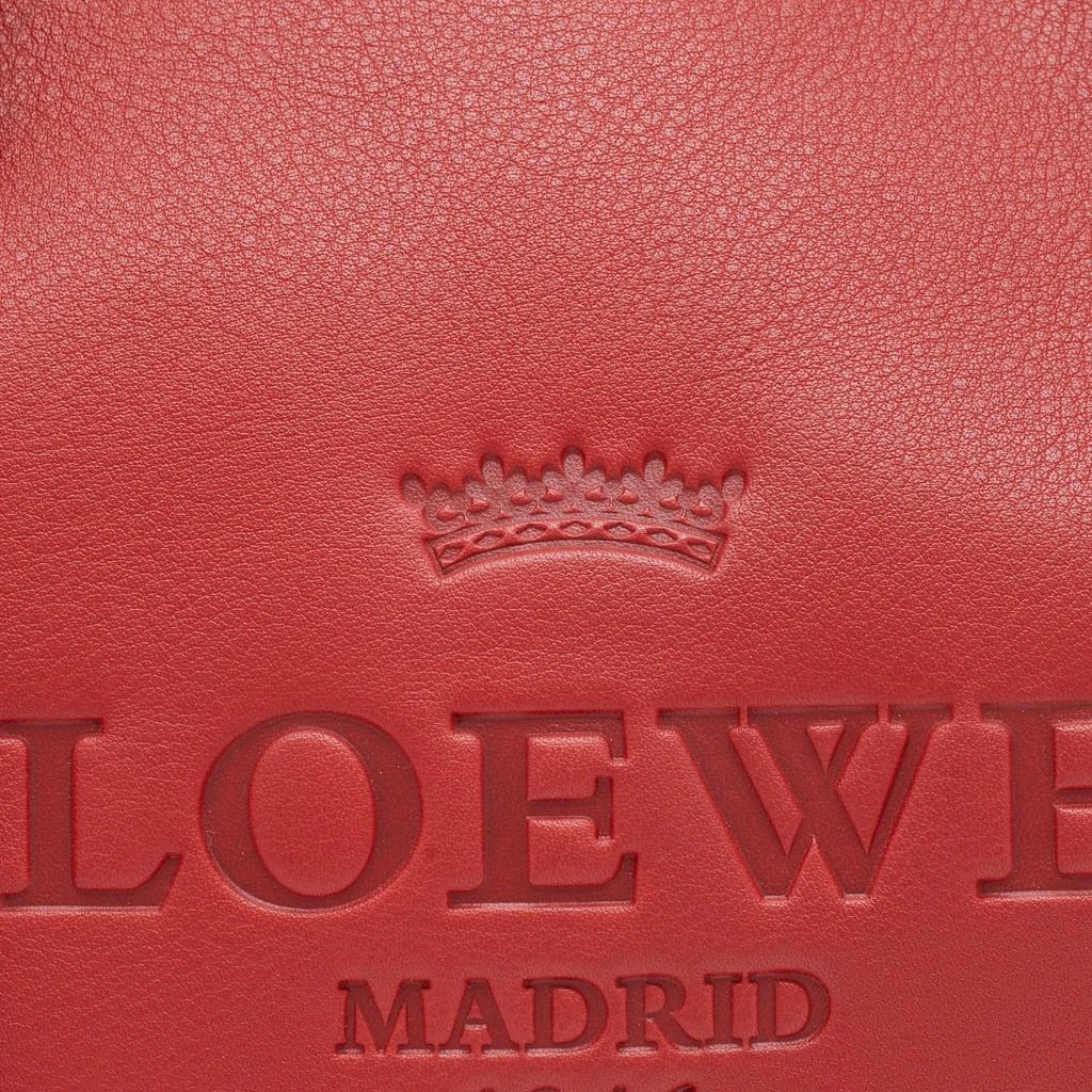 商品[二手商品] Loewe|Loewe Red Leather Heritage Tote,价格¥2112,第5张图片详细描述