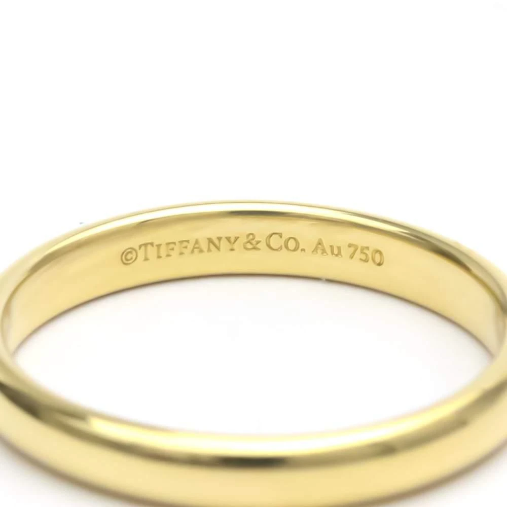 Tiffany & Co. Tiffany Classic 18K Yellow Gold Ring EU 57 商品