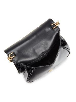 商品Moschino|Logo Patent Leather Crossbody Bag,价格¥3665,第5张图片详细描述