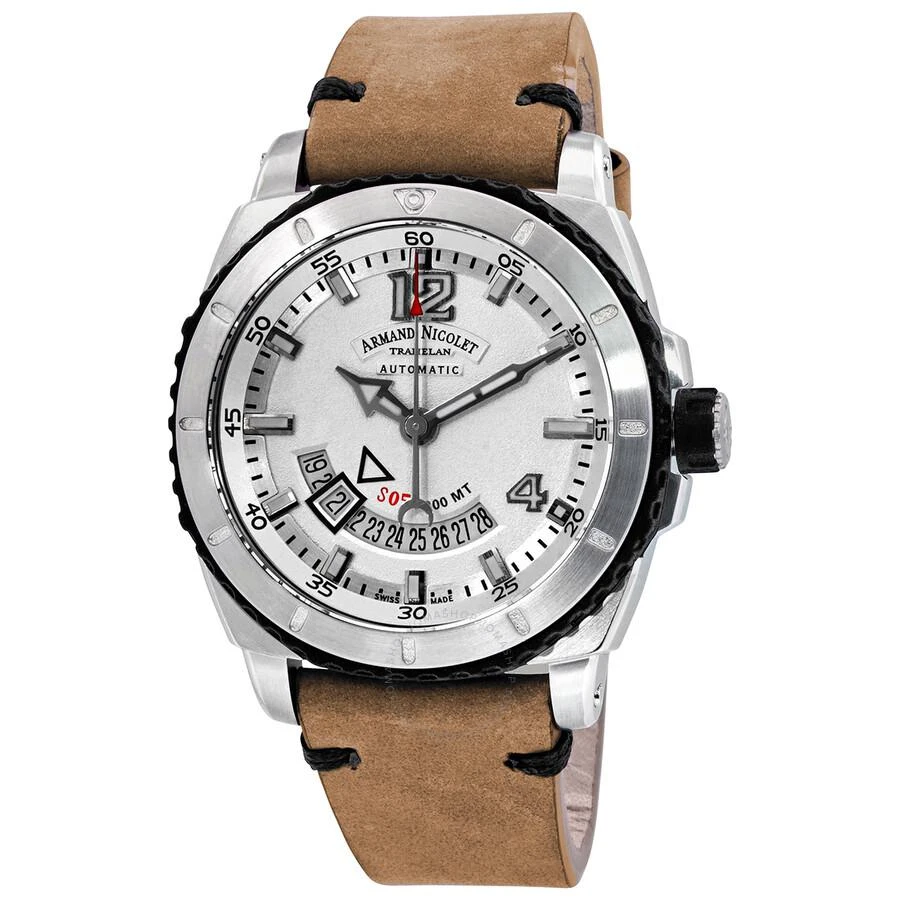 商品Armand Nicolet|SH5 Automatic Silver Dial Men's Watch A713BGN-AG-PK4140CA,价格¥5203,第1张图片