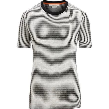 Merino Linen Short-Sleeve Stripe T-Shirt - Women's 商品