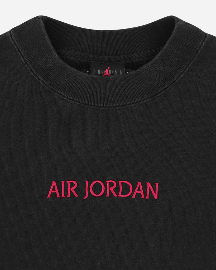 商品Jordan|WMNS Wordmark Fleece Crewneck Sweatshirt Black,价格¥432,第5张图片详细描述