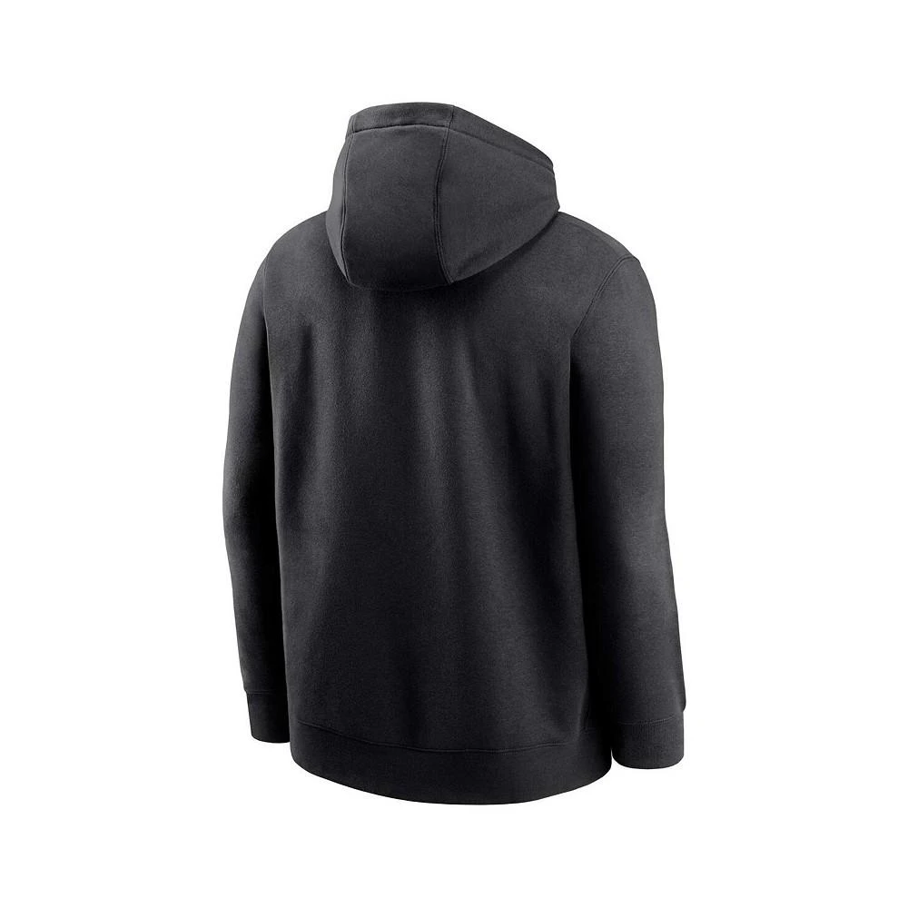 商品NIKE|Men's Black Arizona Diamondbacks Local Baseball Club Over Shoulder Fleece Pullover Hoodie,价格¥562,第3张图片详细描述