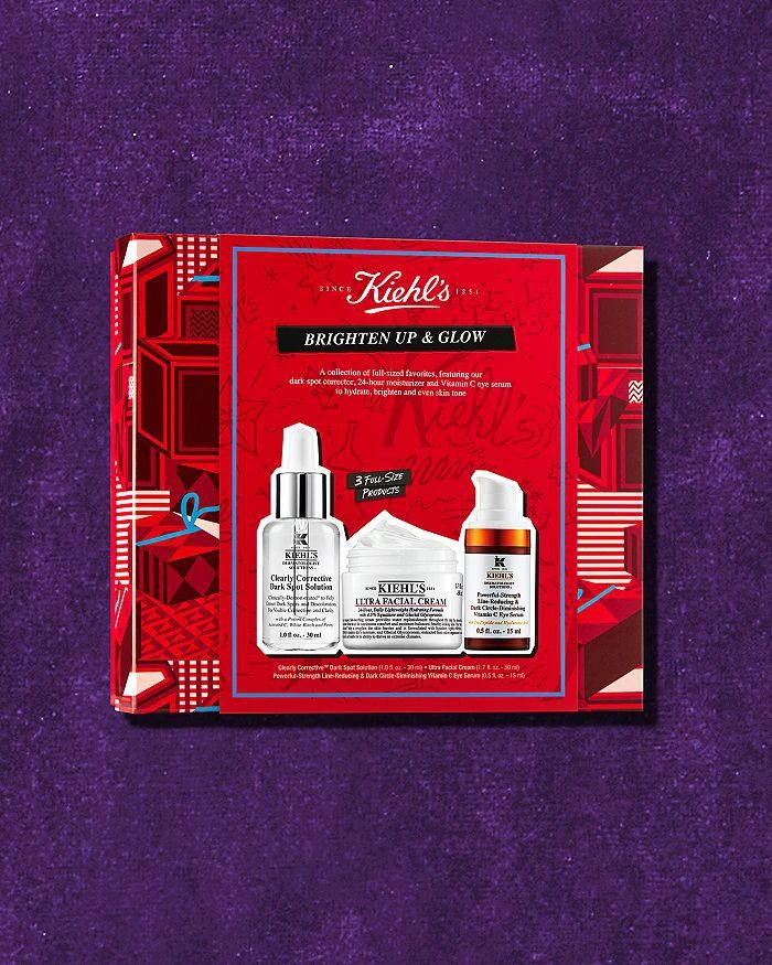 商品Kiehl's|Brighten Up & Glow Skincare Set ($158 value),价格¥696,第2张图片详细描述