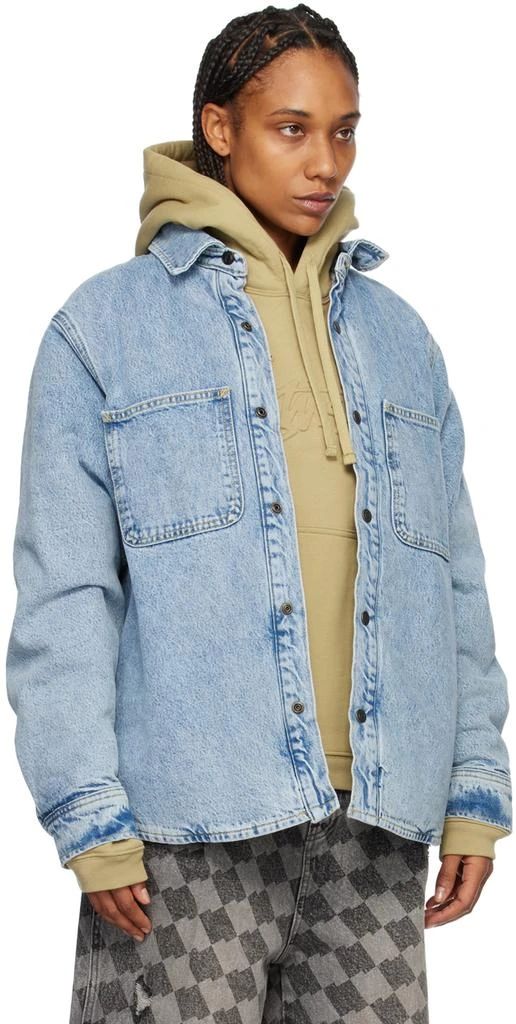 商品STUSSY|Blue Insulated Denim Shirt,价格¥627,第2张图片详细描述