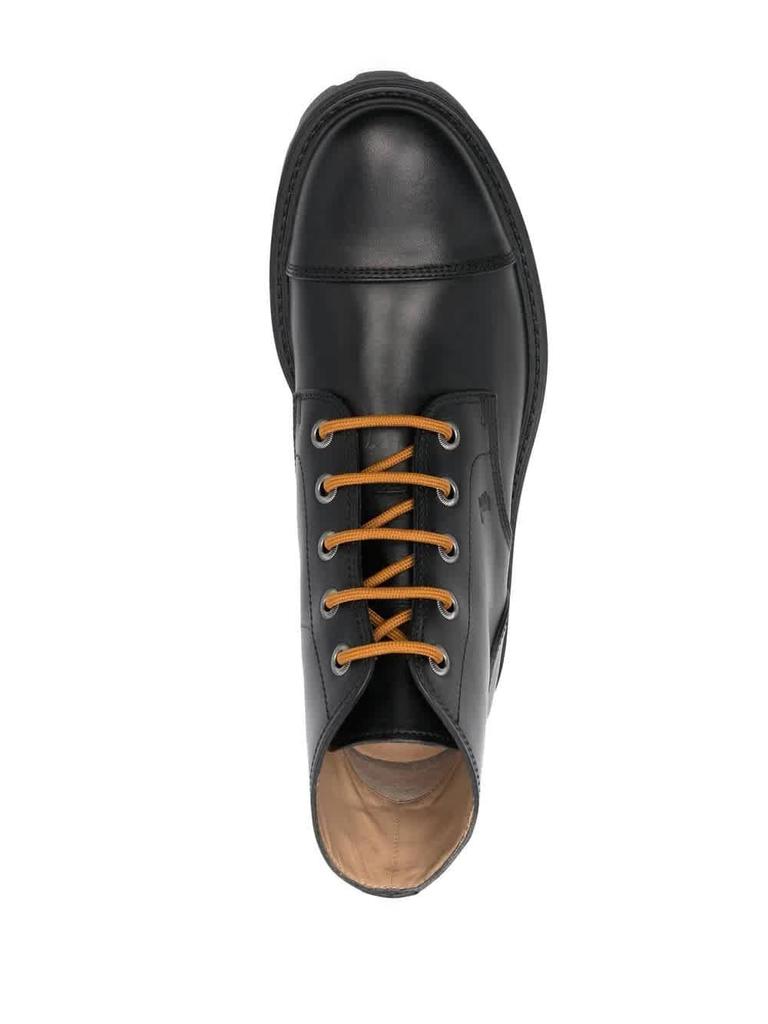 Men's Black Ankle Boots in Leather商品第3张图片规格展示