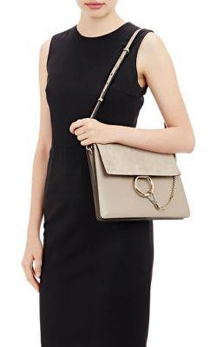 商品Chloé|Faye Medium Leather Shoulder Bag,价格¥14514,第2张图片详细描述