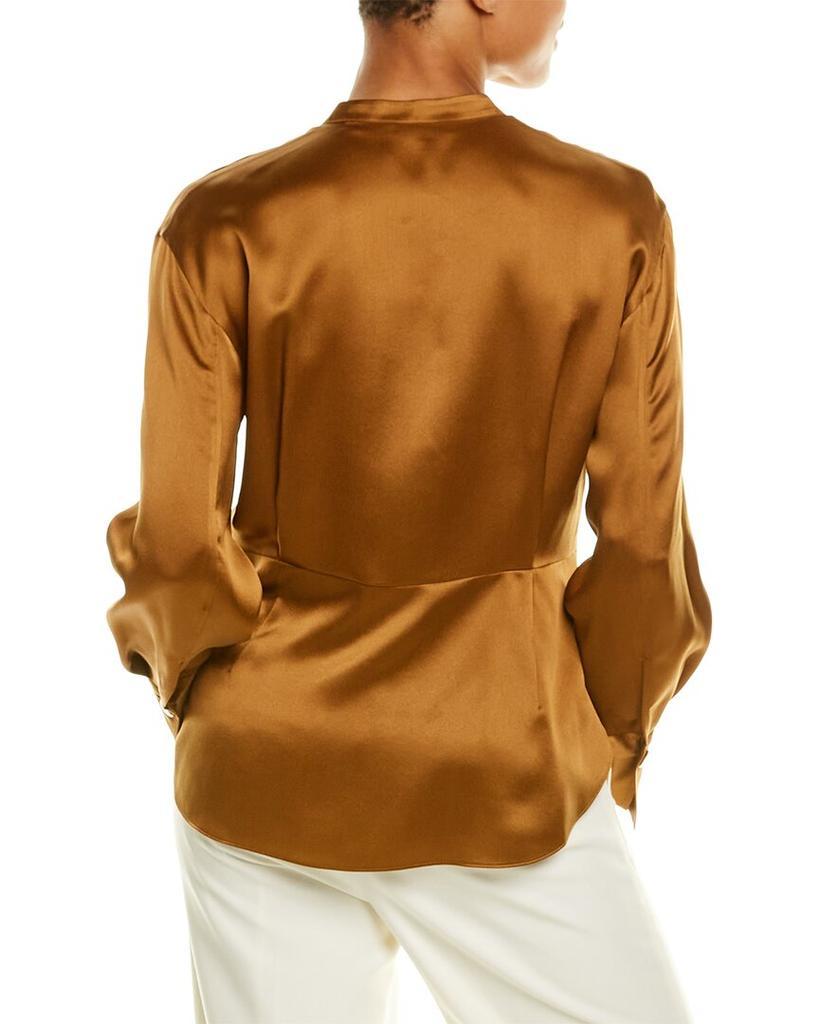 商品Vince|Vince Long Sleeve Silk Blouse,价格¥1071,第5张图片详细描述