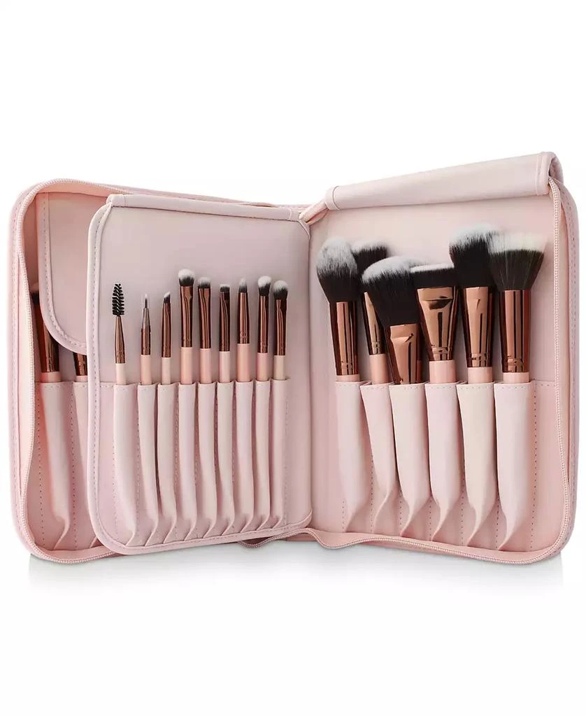 商品Luxie|30-Pc. Rose Gold Brush Book Set,价格¥2461,第1张图片