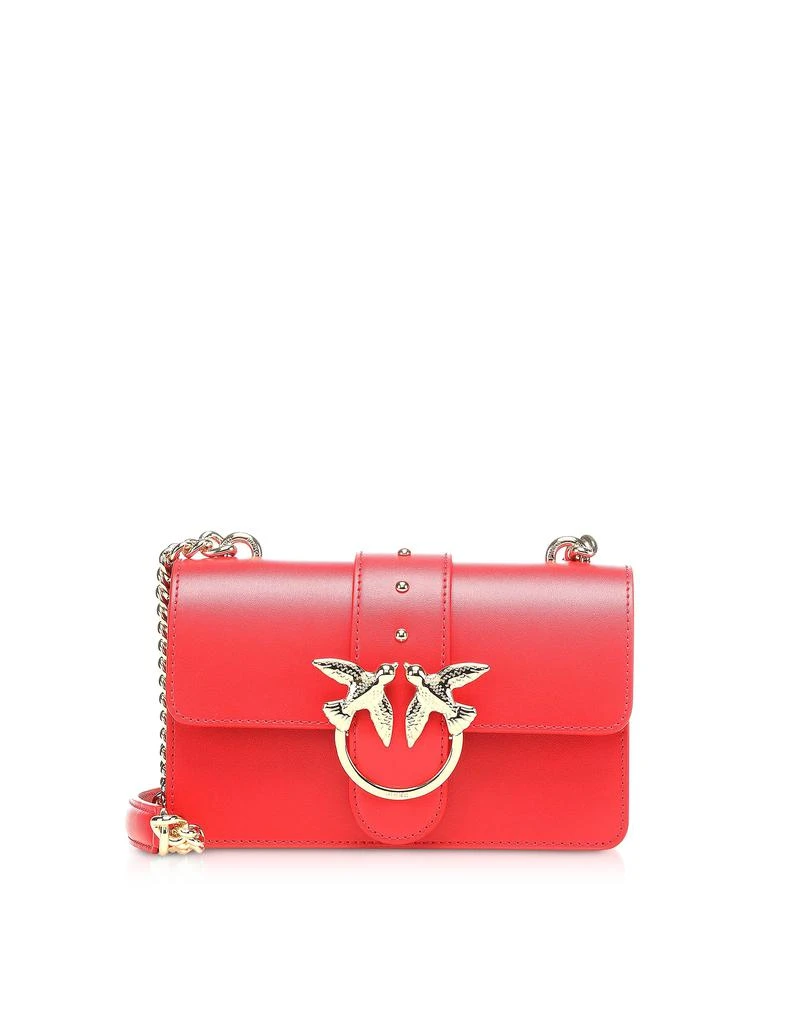 商品PINKO|Red Love Mini Simply Leather Shoulder Bag,价格¥1591,第1张图片