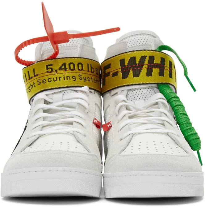 商品Off-White|White Industrial High-Top 运动鞋,价格¥2919,第2张图片详细描述