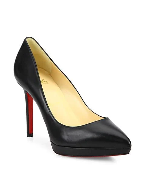 商品Christian Louboutin|尖头高跟红底鞋,价格¥6291,第1张图片