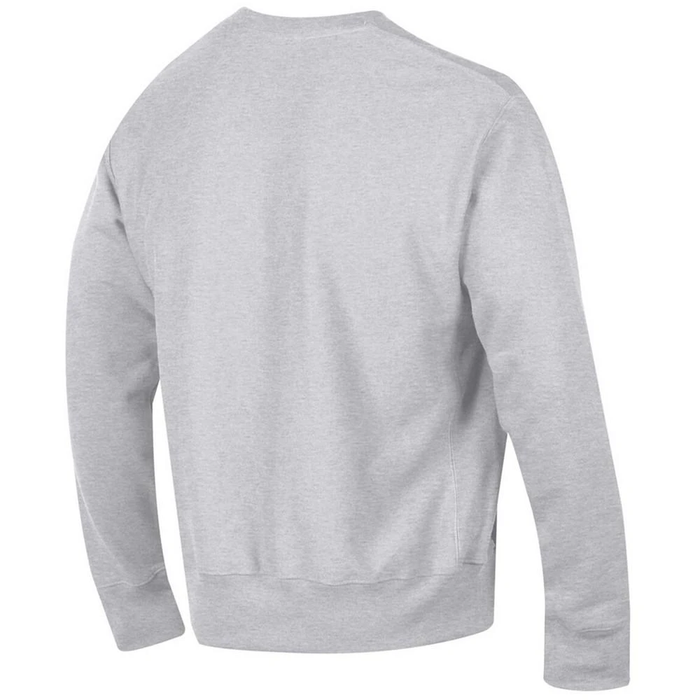 商品CHAMPION|Men's Gray Indiana Hoosiers Arch Over Logo Reverse Weave Pullover Sweatshirt,价格¥551,第2张图片详细描述
