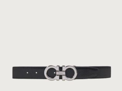 商品Salvatore Ferragamo|SALVATORE FERRAGAMO 拼色男士腰带 679710-743573,价格¥2817,第1张图片