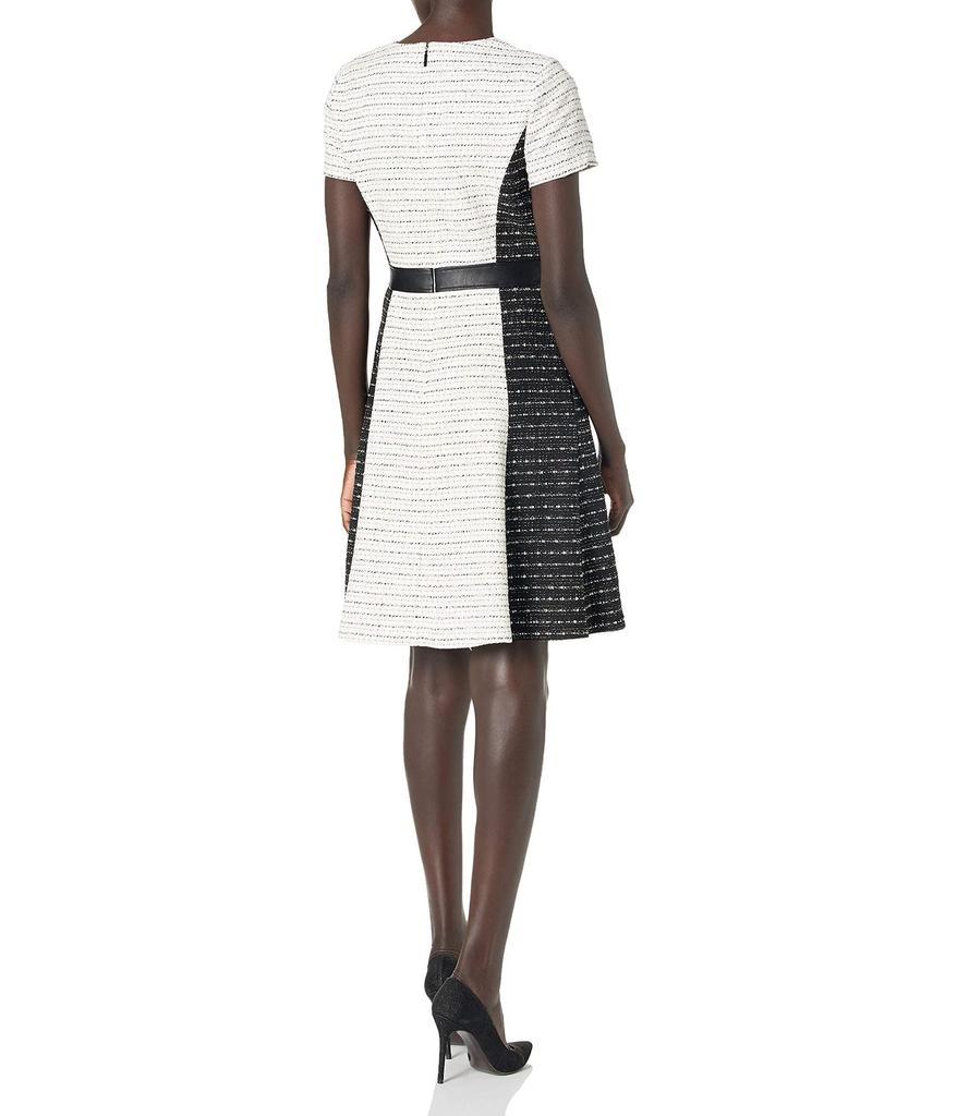 商品Karl Lagerfeld Paris|Dresses Women's Tweed Fit and Flare Dress,价格¥1050,第4张图片详细描述