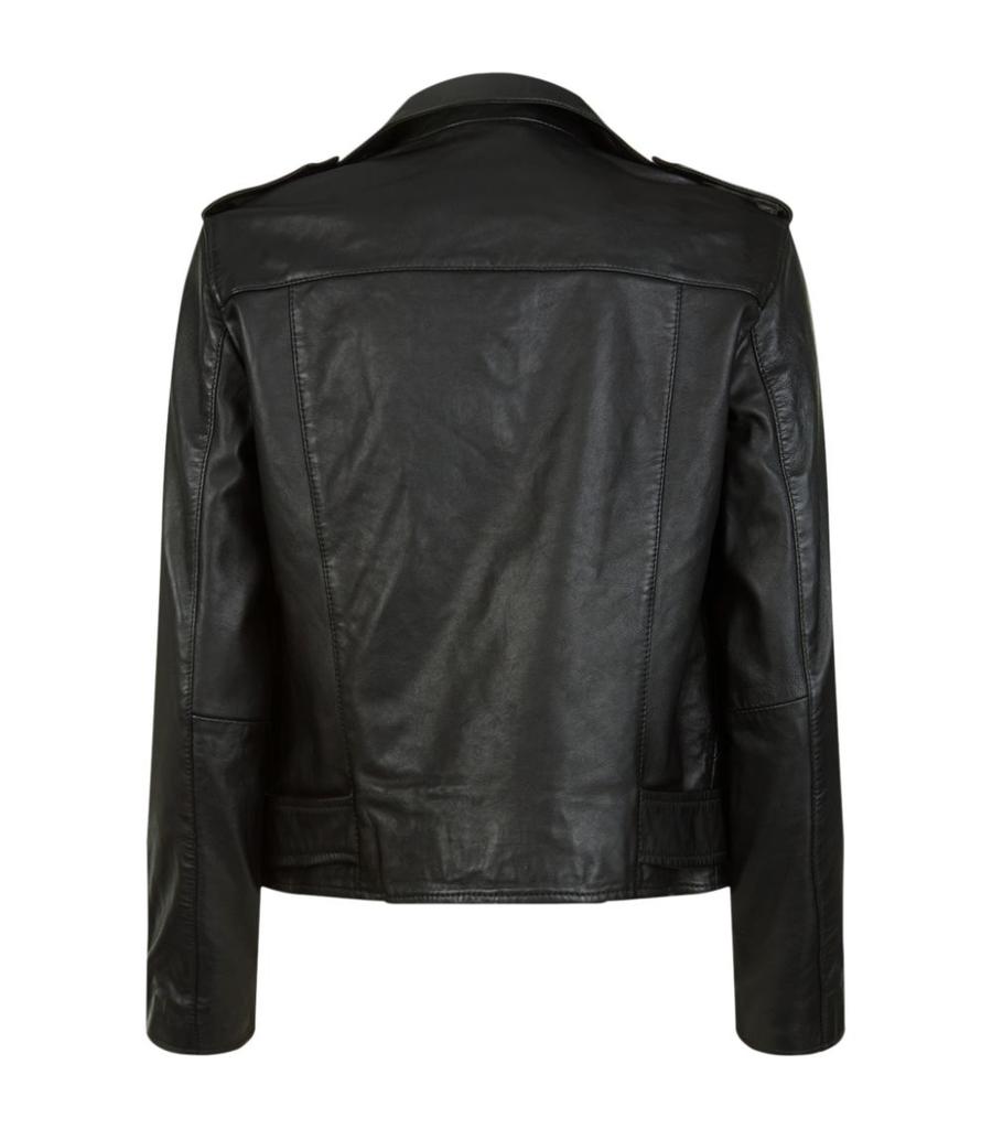 Leather Balfern Biker Jacket商品第9张图片规格展示