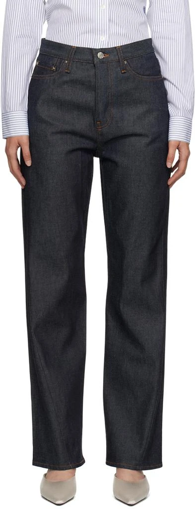 商品Totême|Navy Twisted Seam Jeans,价格¥2180,第1张图片
