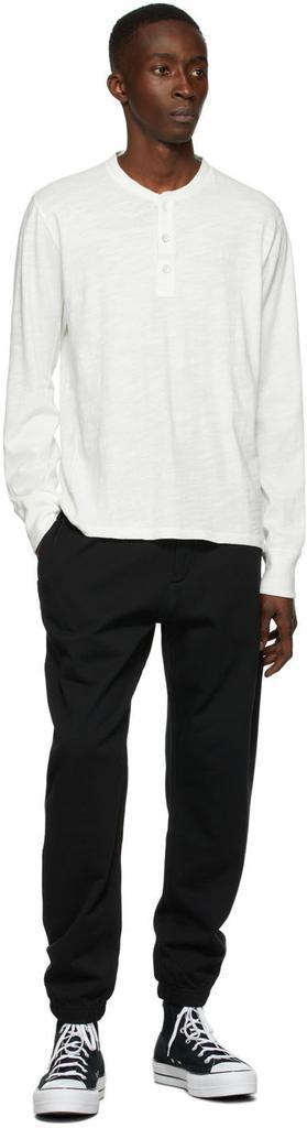 商品Rag & Bone|White Classic Long Sleeve Henley,价格¥1093,第6张图片详细描述