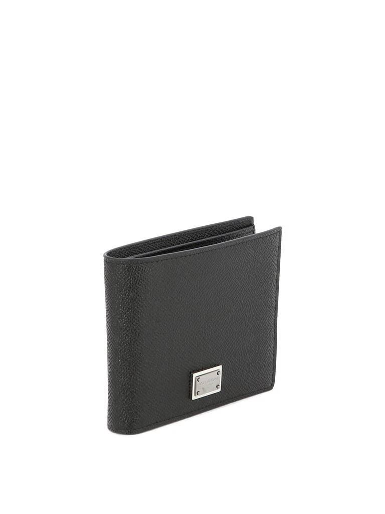 商品Dolce & Gabbana|Wallet With Logo Wallets & Card Holders Black,价格¥978,第2张图片详细描述
