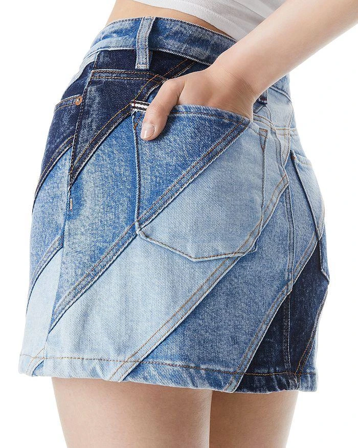商品Alice + Olivia|Good Denim Mini Skirt,价格¥736,第2张图片详细描述