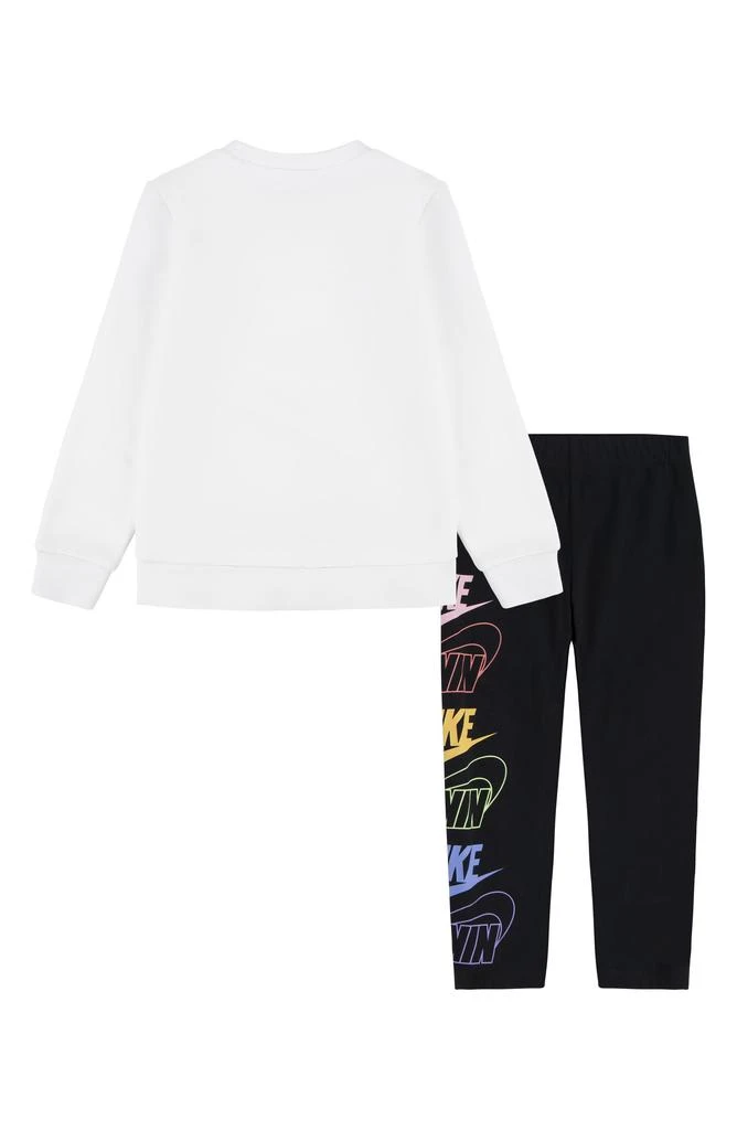 商品NIKE|Kids' Futura Stack Long Sleeve T-Shirt & Leggings Set,价格¥167,第2张图片详细描述