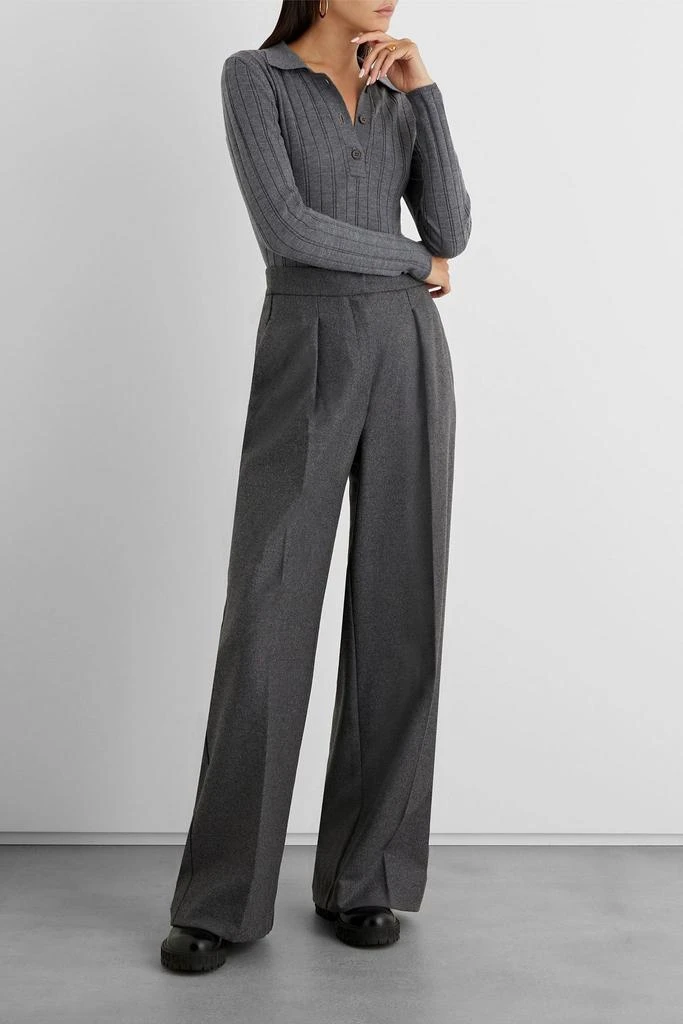 商品IRIS & INK|Elizabeth wool-flannel wide-leg pants,价格¥1786,第4张图片详细描述