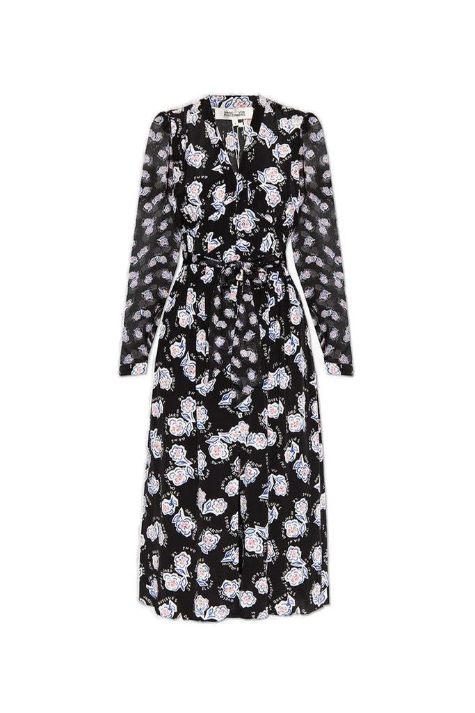 商品Diane von Furstenberg|Diane von Furstenberg Erica Long-Sleeved Midi Dress,价格¥1622,第1张图片