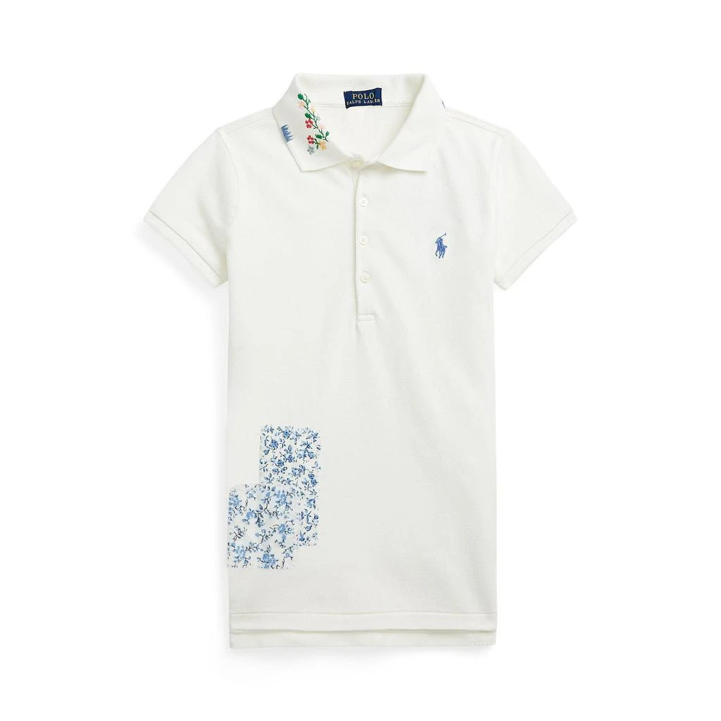 商品Ralph Lauren|Embroidered Stretch Mesh Polo Shirt (Big Kids),价格¥276,第1张图片