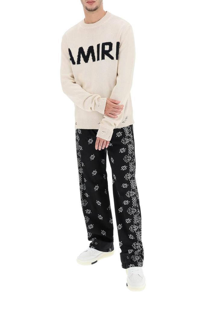 商品AMIRI|BANDANA PRINT COTTON PANTS,价格¥6836,第4张图片详细描述